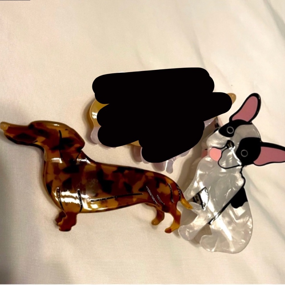 Dog hair clips